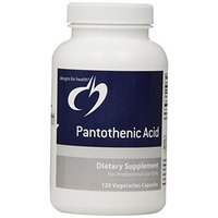 Designs for Health Pantothenic Acid Capsules, 500 mg, 120 Count