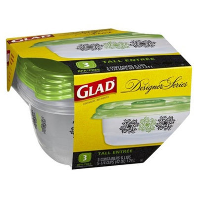 Glad Designer Series Containers Tall Entree 3 ct