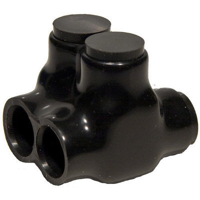 Morris Products 750-250 Insulated Dual Entry Splice in Black