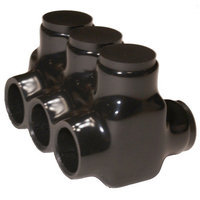 Morris Products 20-Amp 600-Volt Black 3-Wire Connector 97663