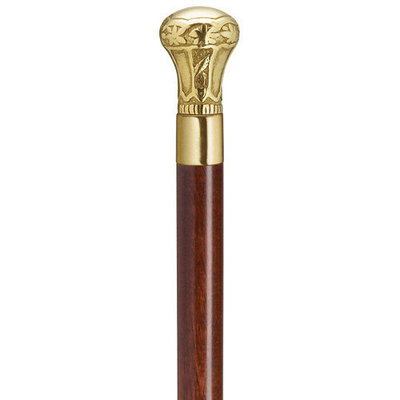 Harvy Solid Cast Brass Handle Cane