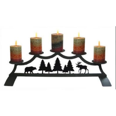 Village Wrought Iron C-PFP-173 Victorian Fireplace Pillar