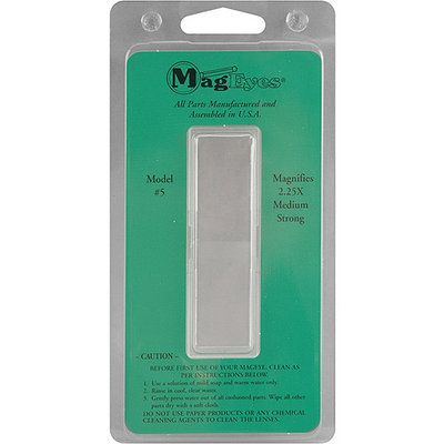 Mag Eyes 72375 MagEyes Magnifier Lens-No. 5 - 2.25X