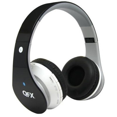 Quantumfx QFX H-251BT Wireless Bluetooth Stereo Headphone with FM Radio - Green