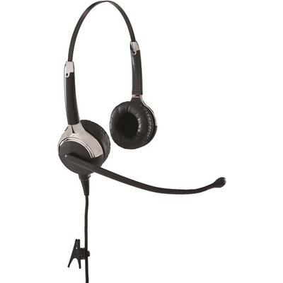 VXi UC ProSet 21G Binaural Single-Wire Headset Black