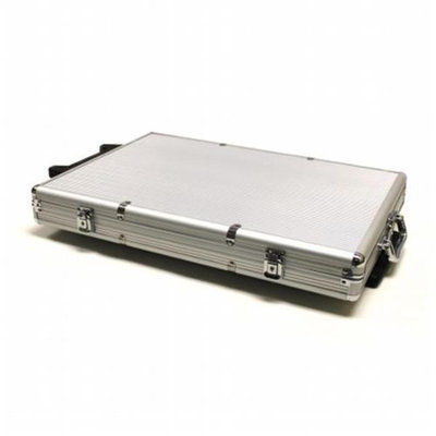 Brybelly 1000-Count Aluminum Rolling Poker Chip Case