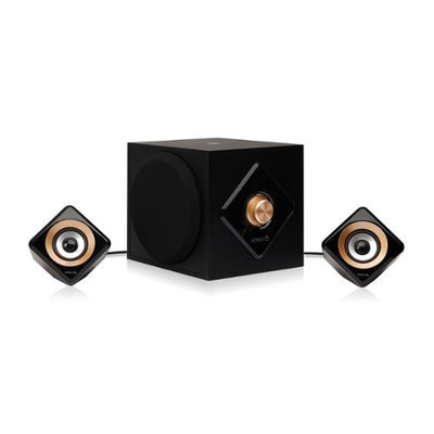 Kinivo - Big Bass 2.1 Bluetooth Speaker System (3-piece) - Black