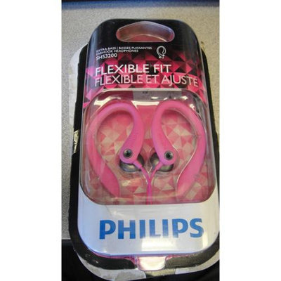 Philips SHS3200PK Over-the-ear Earhook Headphones Pink