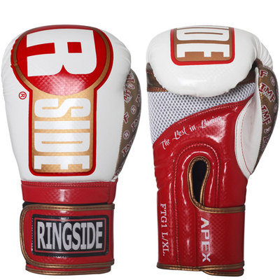 Ringside Boxing Apex Fitness Bag Gloves - L/XL - Pink/Gray