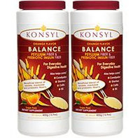 Konsyl Psyllium Fiber and Prebiotic Inulin Fiber, 300 g/ 2 pk
