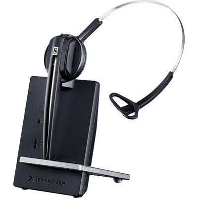 Sennheiser D 10 USB Headset - Mono - Wireless - Dect - 590.6 Ft - 150 Hz - 6.80 Khz - Over-the-head Over-the-ear - Monaural - Supra-aural - Noise Cancelling Microphone (506414)