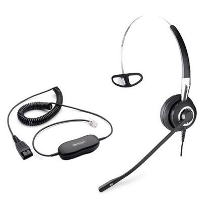 Jabra BIZ2400 Mono With GN1200 Cable Noise Canceling Headset 3-in-1 Wearing Styles