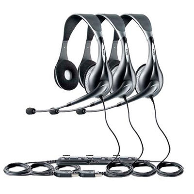 Jabra Voice 150 Duo (3-Pack) UC Voice 150 Duo Headset