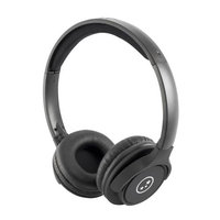 Able Planet Clear Voice TL210- Metallic Black Stereo Headphones
