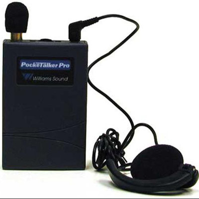 Williams Sound PKTPRO1-E14 Pocketalker Pro with Dual Mini Earphone