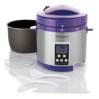 Wolfgang Puck Bon Appetit BAPCR010PUR 7Qt. Programmable Heavy Duty Pressure Cooker in Purple