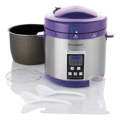 Wolfgang Puck Bon Appetit BAPCR010PUR 7Qt. Programmable Heavy Duty Pressure Cooker in Purple