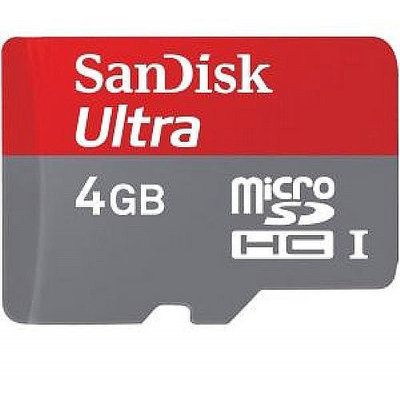 SanDisk Ultra 4GB microSD High Capacity (microSDHC)