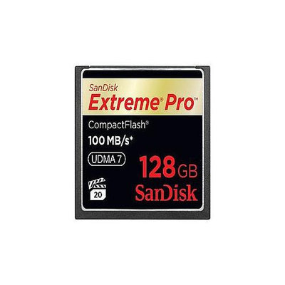 SanDisk 128GB Extreme Pro CompactFlash Memory Card (160MB/s)