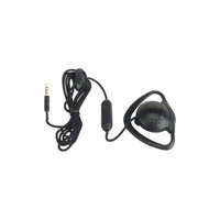 zCover 3.5mm Ear Phone - Mono - Black - Mini-phone - Wired - Over-the-ear