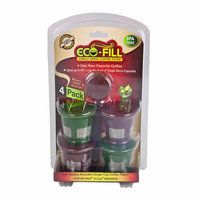 Perfect Pod Eco-Fill Refillable Capsule with Permanent Mesh Filter For Keurig, 4-Pack