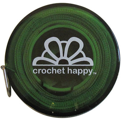 K1C2 CH652-GR Crochet Happy Tape Measure-Green
