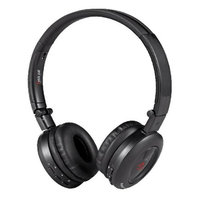 Sykik Headset - Stereo - Black - Wireless - Bluetooth - 32.8 ft - 32 Ohm - 20 Hz - 20 kHz - Over-the-head - Binaural - 82 dB SNR - Circumaural