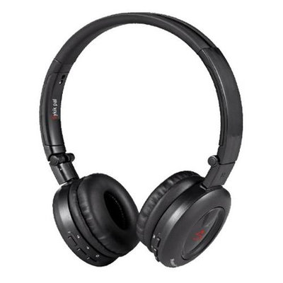 Sykik Headset - Stereo - Black - Wireless - Bluetooth - 32.8 ft - 32 Ohm - 20 Hz - 20 kHz - Over-the-head - Binaural - 82 dB SNR - Circumaural