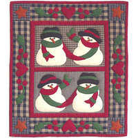 Rachels Of Greenfield Snow Frnds-Wallhanging Qult Kit