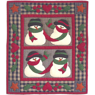 Rachels Of Greenfield Snow Frnds-Wallhanging Qult Kit