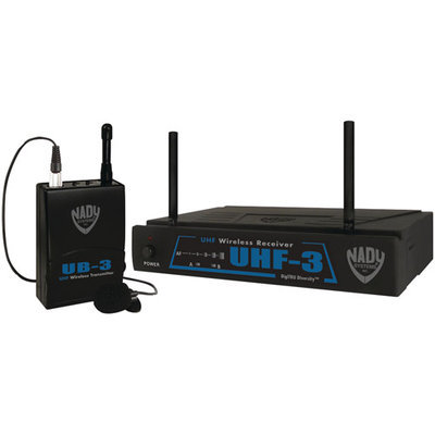 Nady Uhf-3 Lavalier Wireless System Mu1/470.55