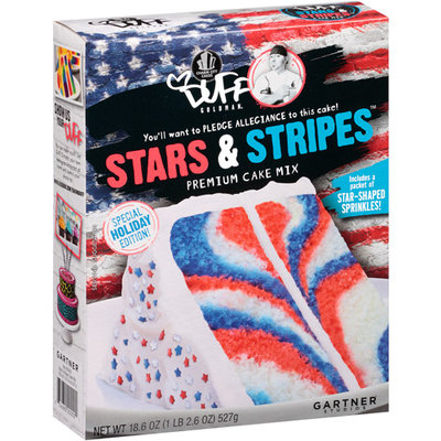 Duff Goldman Stars & Stripes Premium Cake Mix, 18.6 oz