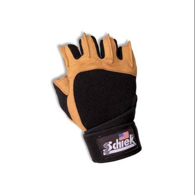 Schiek Sports 425 Power Gel Lifting Glove with Wrist Wraps XS
