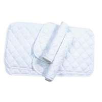Imported Horse & supply - Quilted Leg Wrap- White Assorted - 174672
