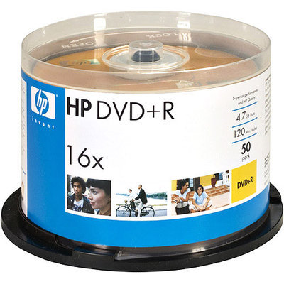 Hewlett Packard HP DVD+R 16X 50 Pack Spindle