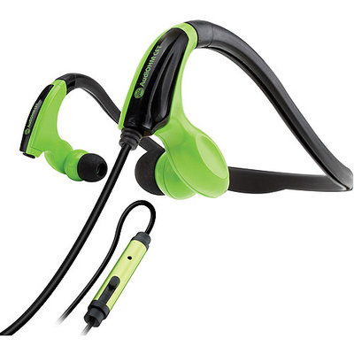 Accessory Power GOgroove AudiOHM CFT Behind-The-Head Headphones, Green