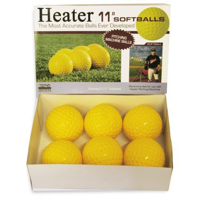 Heater 11 in. Pitching Machine Softballs - 1 Dozen