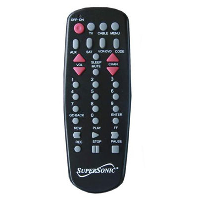 Super Sonic Supersonic SC-27 SC-27 UNIVERSAL REMOTE FOR TV