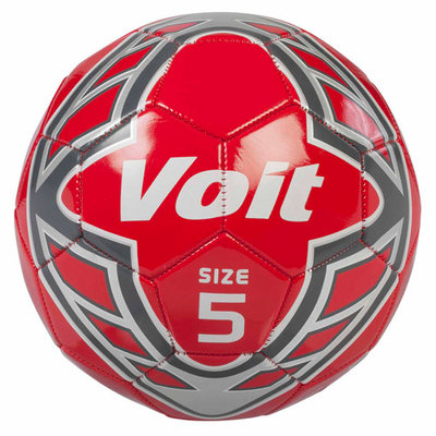 Lion Sports Voit Size 5 Radente Soccer Ball Deflated - Red