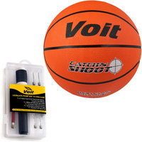 Voit 32108-12 12 Pack Size 5 Size 7 Catch and Shoot Rubber Basketball with Ultimate Inflating Kit