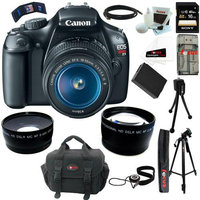 Canon EOS Rebel T3 Digital SLR 3 Lens Bundle + 16GB Accessory Kit