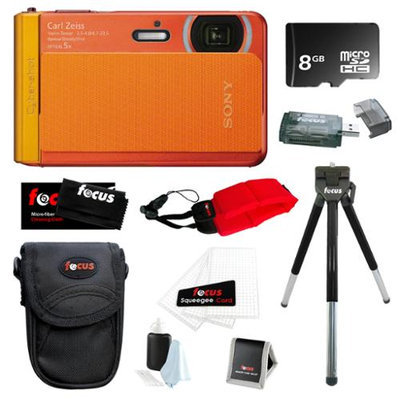 Sony DSC-TX30/D 18 MP Digital Camera with 8GB Accessory Kit