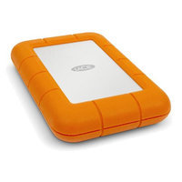 LaCie 301558 Rugged Mini USB 3.0/2.0 1TB External Hard Drive in Orange + 4GB JetFlash 500 USB 2.0 Flash Drive + Accessory Kit