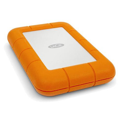 LaCie 301558 Rugged Mini USB 3.0/2.0 1TB External Hard Drive in Orange + 4GB JetFlash 500 USB 2.0 Flash Drive + Accessory Kit