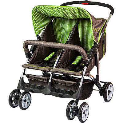 Dream On Me Duplex Stroller Color: Brown