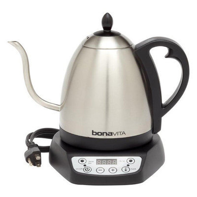 Bonavita 1-Liter Variable Temperature Digital Electric Gooseneck Kettle