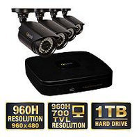 Q-See 4 Channel 960H Security System with 1TB Hard Drive, 4 960H Cameras, and 100' Night Vision
