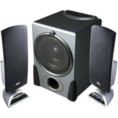 Cyber Acoustics CA-3550RB 2.1 Black Speaker System
