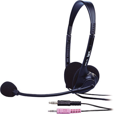 Cyber Acoustics AC-200b Stereo Headset - Over-the-head