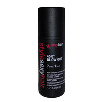 Style Sexy Hair 450 Blow Out - Heat Defense Blow Out Spray by Sexy Hair for Unisex - 1.7 oz Blow Out Spray